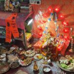 Participated in Kali Puja in one such Puja in Bhowanipore