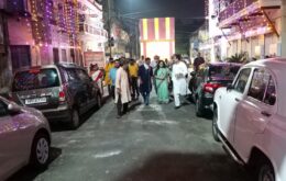 at the Rashbehari & Keoratala Kali Puja Mandap