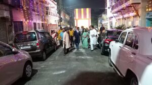 at the Rashbehari & Keoratala Kali Puja Mandap