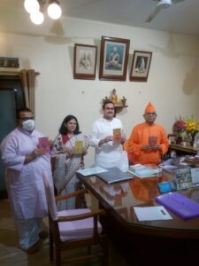 At Belur Math with Swami Suvirananda Ji