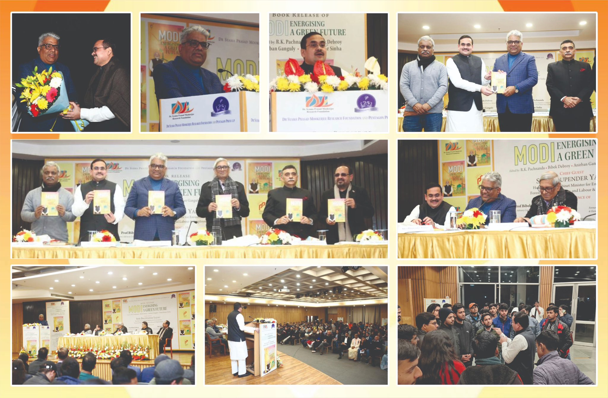 release of spmrfoundation ’s latest volume “Modi: Energising a Green Future”,